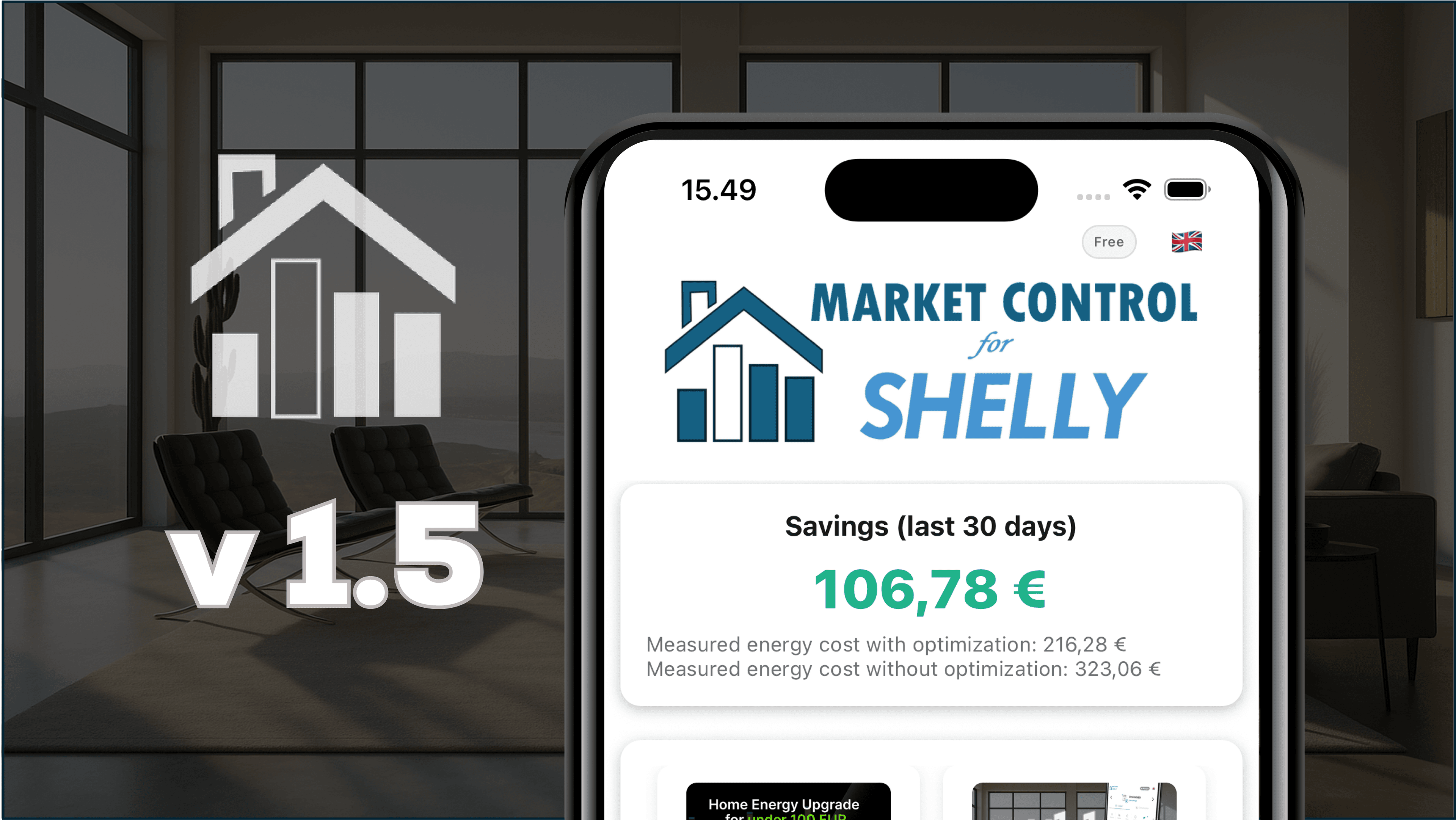 Market Control Shelly version 1.5
